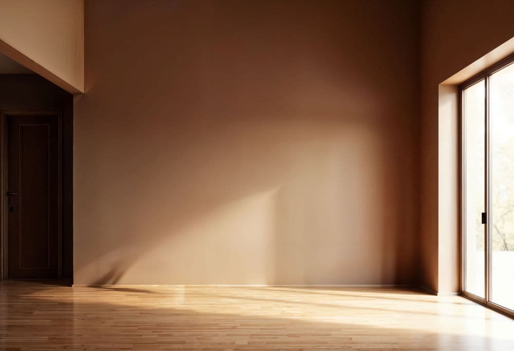 A living room photographed by the customer, before visualisation