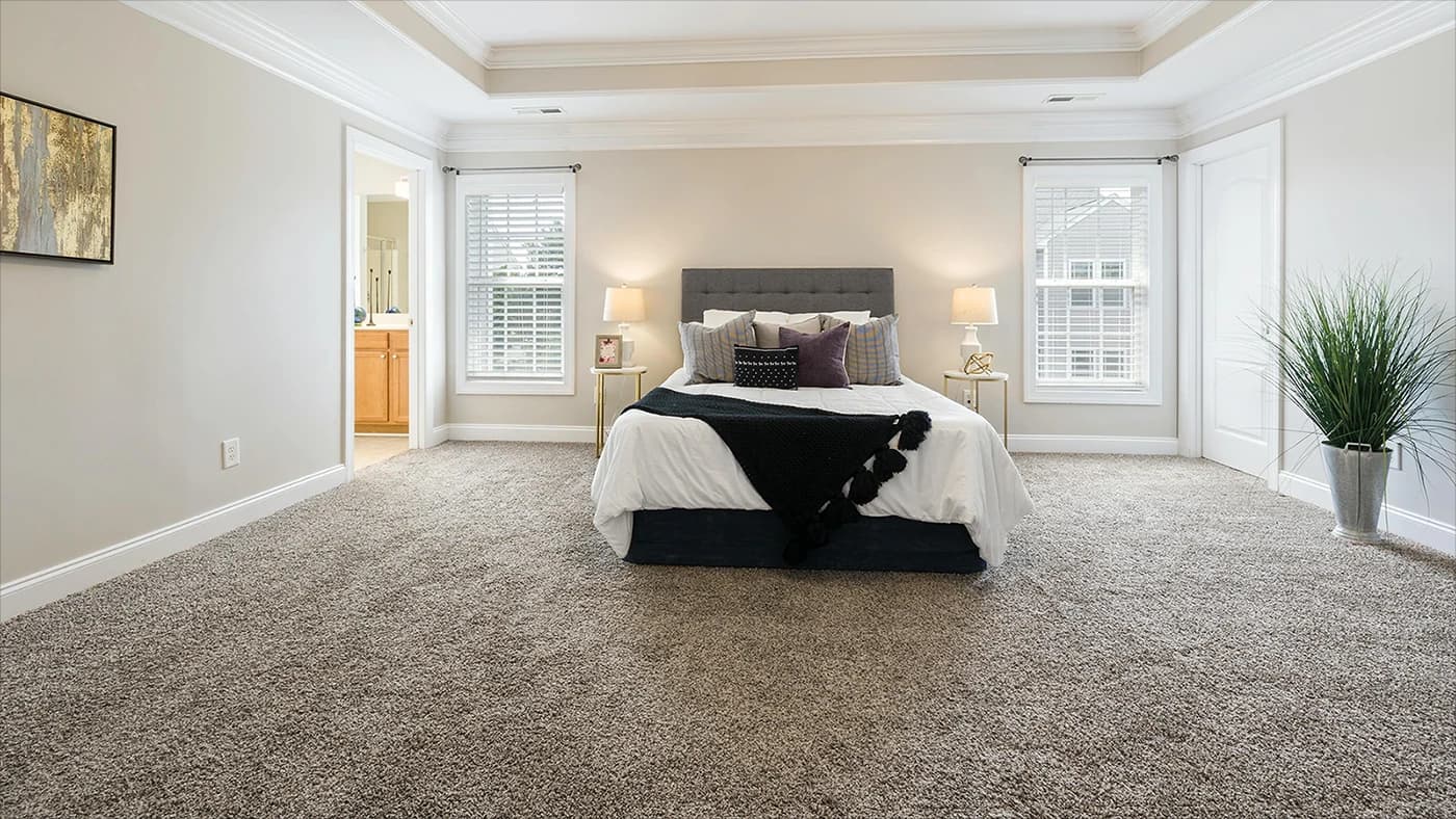 A room photographed with its existing floor