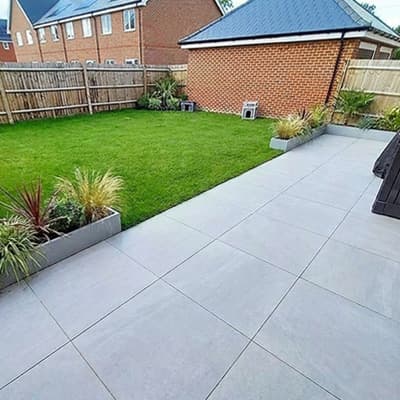 Garden after — AI visualised