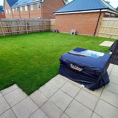 Garden before — original photo